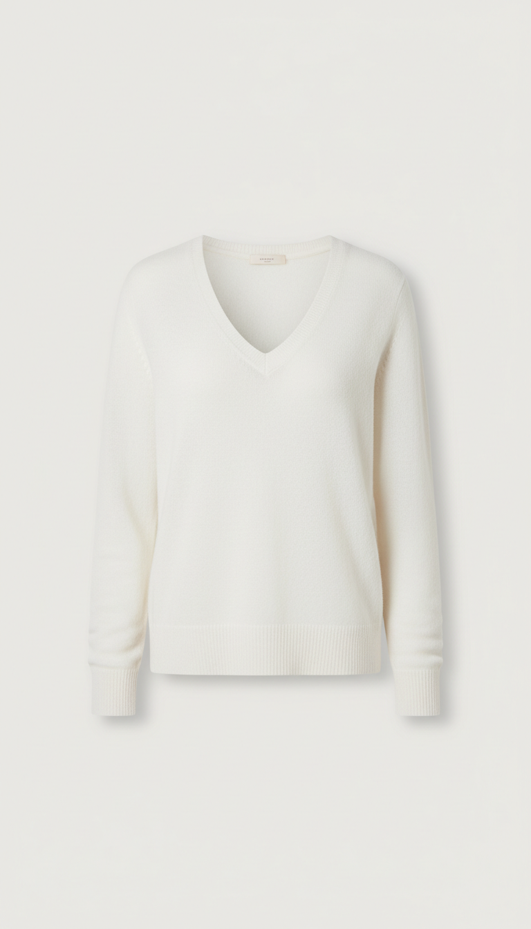Soft-touch V-neck Curvey Apparel t-shirt