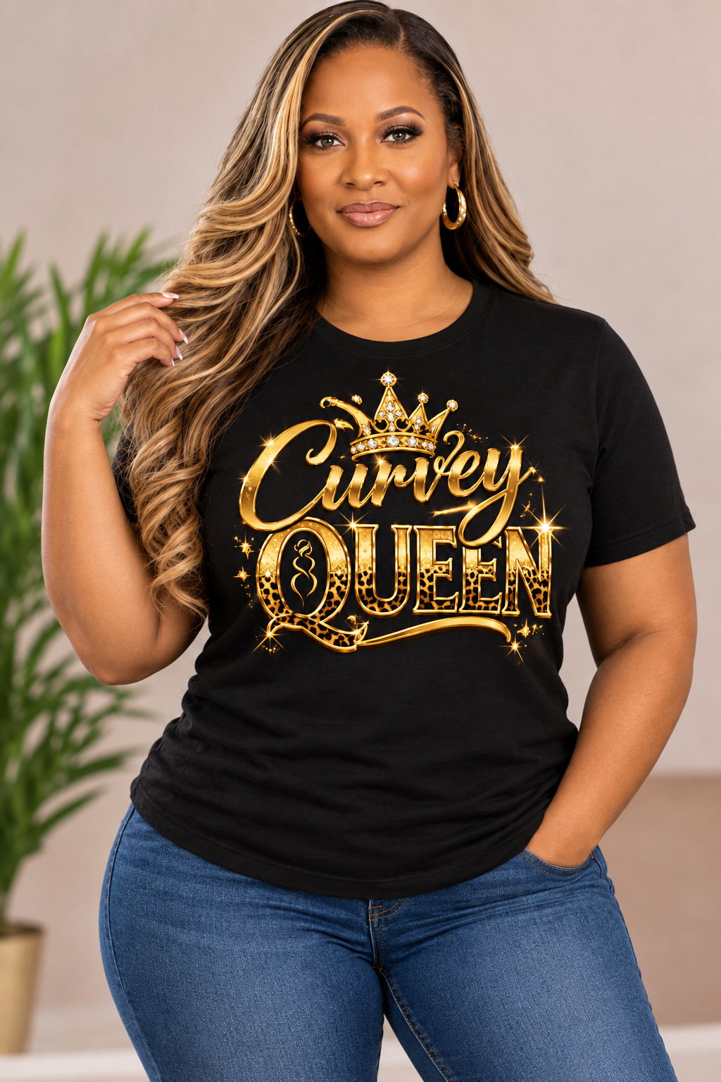 CURVEY QUEEN T-SHIRT
