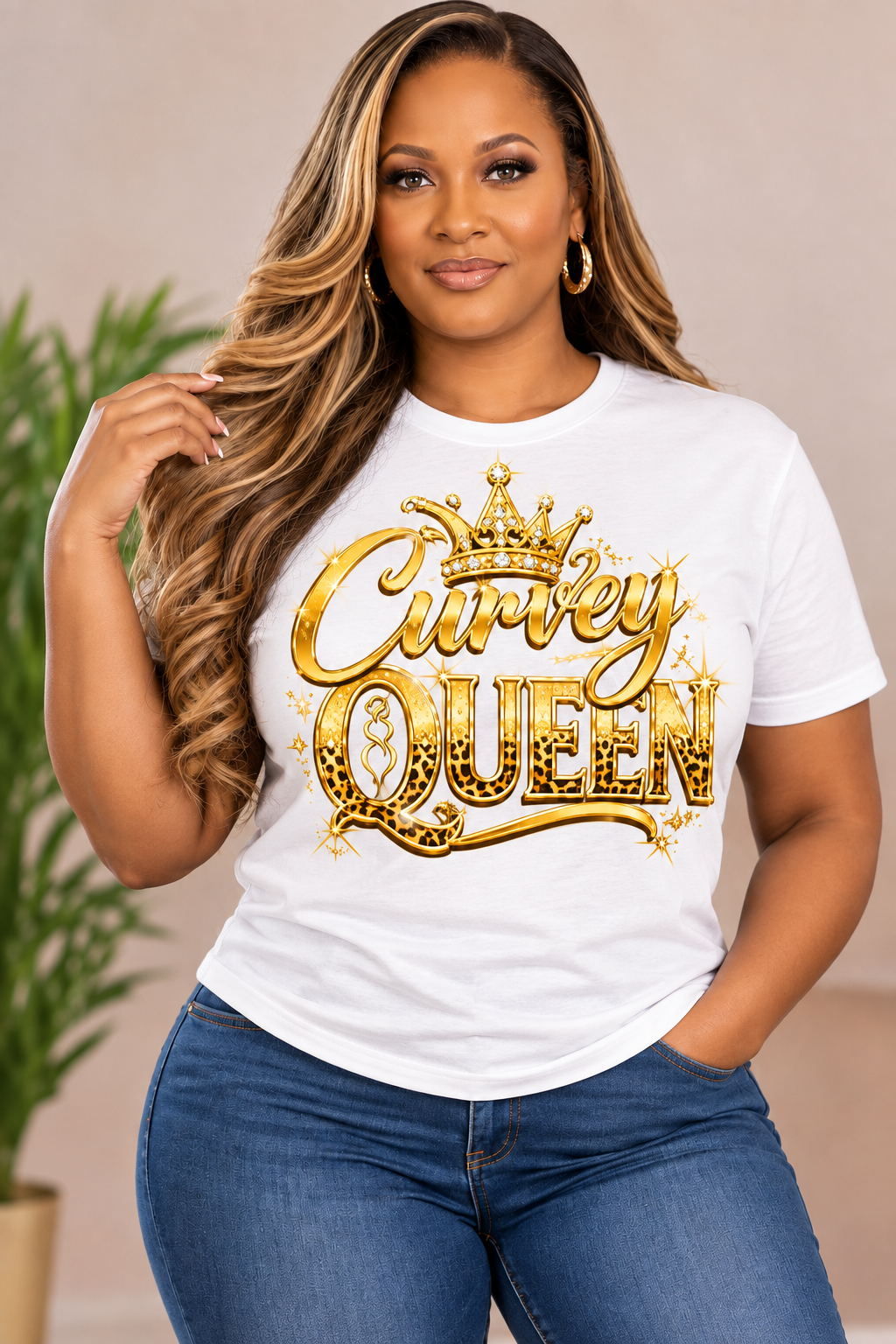 CURVEY QUEEN T-SHIRT